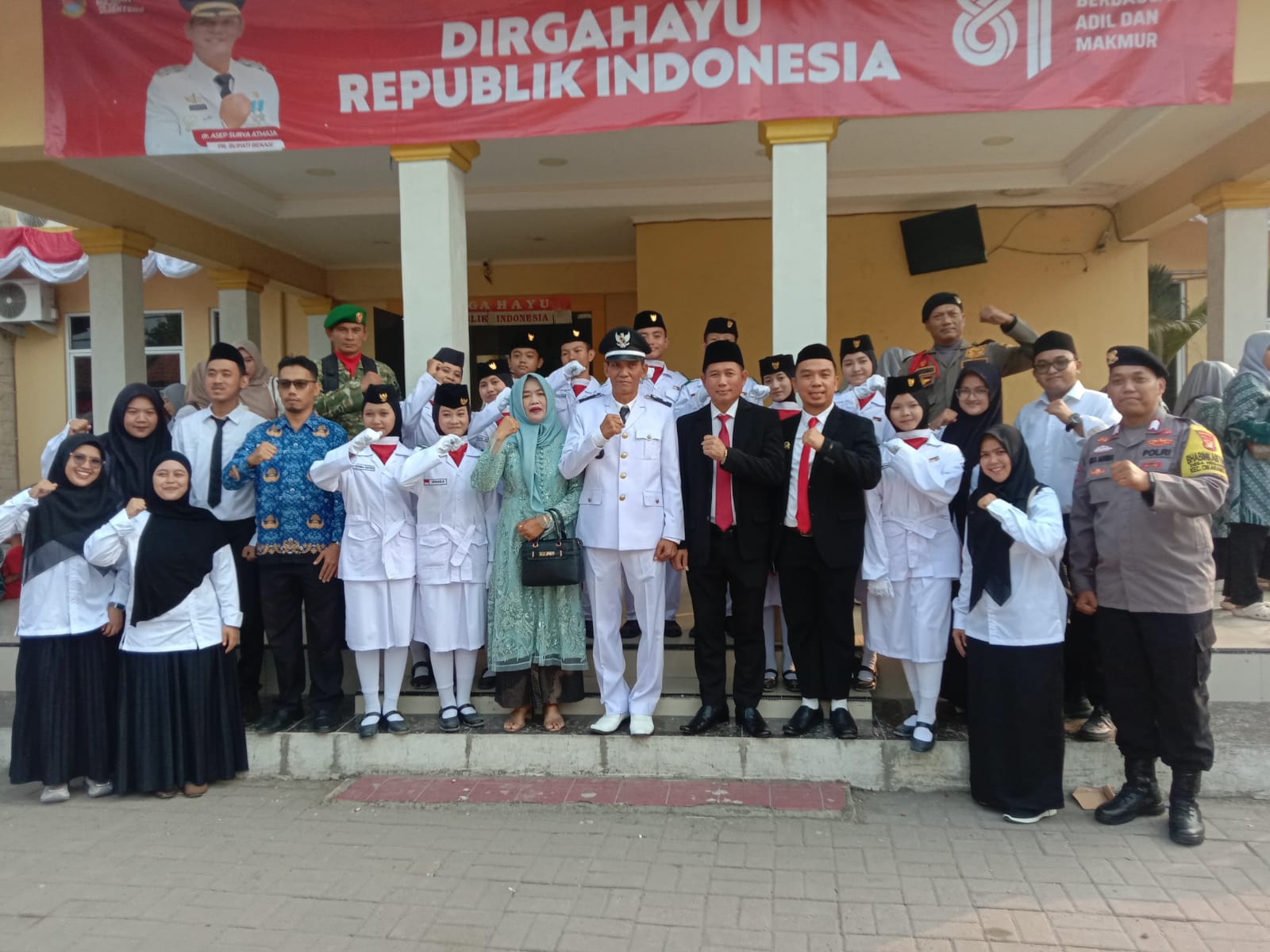 # Semarak Upacara Peringatan HUT RI ke-81 di Desa Hegarmukti